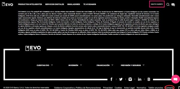 Teléfono contacto EVO Banco